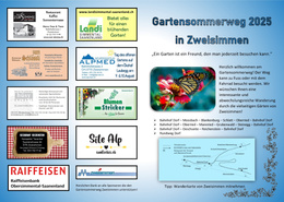 Flyer Gartensommerweg 2025